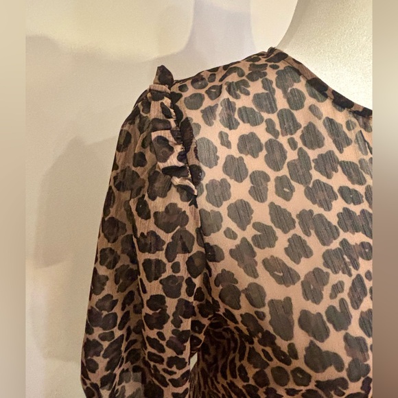 Drop Waist Leopard Print Dress - Picture 8 of 10